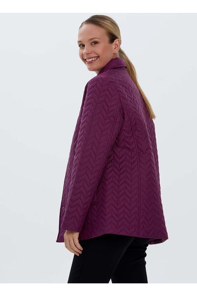 Selen Purple Women's Coat 22ksl6002