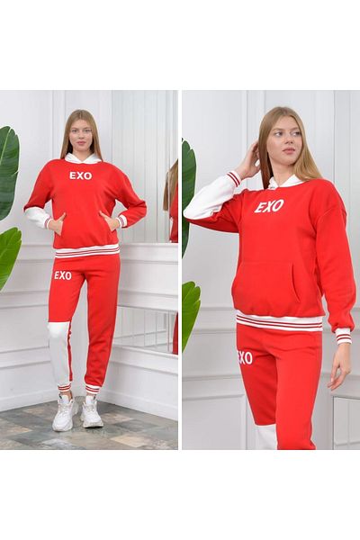 CİXAPLE Kangaroo Pocket Hooded Set