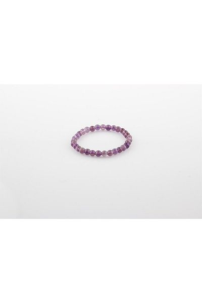 ALAVAN Amethyst Natural Stone Bracelet 6mm, Crystal Accessory, Healing Vibration Therapy, Premium Quality