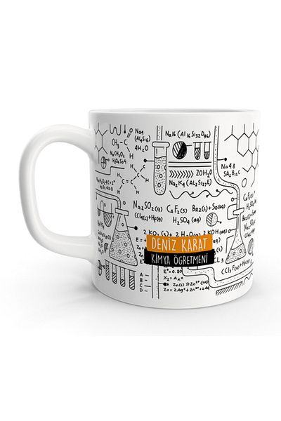 Rock'n Fox Chemistry Teacher Formula Design Name Writable Mug