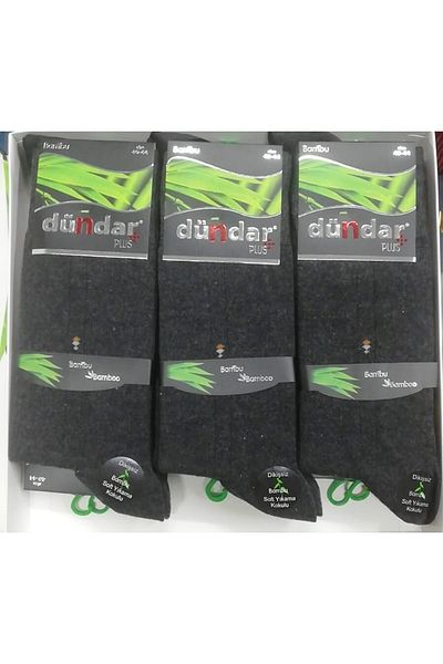 Dündar Men's Bamboo Lycra Socks 5602 Pack of 6