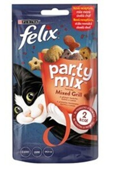Purina Felix Party Mix Karışık Izgara Lezzetleri 60gr Tavuk Sığır Eti Somon