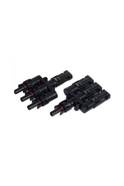 SOLİNVED Lexron Mc4 Solar Konnektör 3lü Paralelleme Connector T Branch Pv