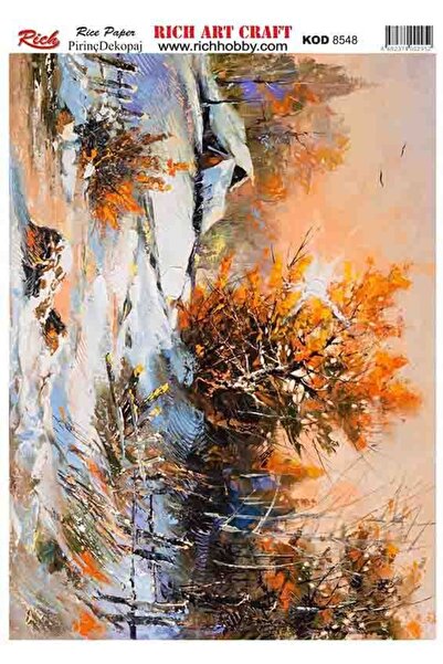 Rich Pirinç Dekopaj Kağıdı | Kod 8548