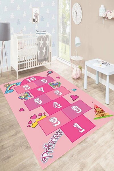 Motto Rug Store Eko Dijital Baskı Kaymaz Taban Dekoratif Makinede Yıkanabilir...