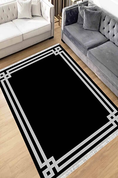 Motto Rug Store Eko Dijital Baskı Yıkanabilir Kaymaz Taban Dekoratif Salon Ha...