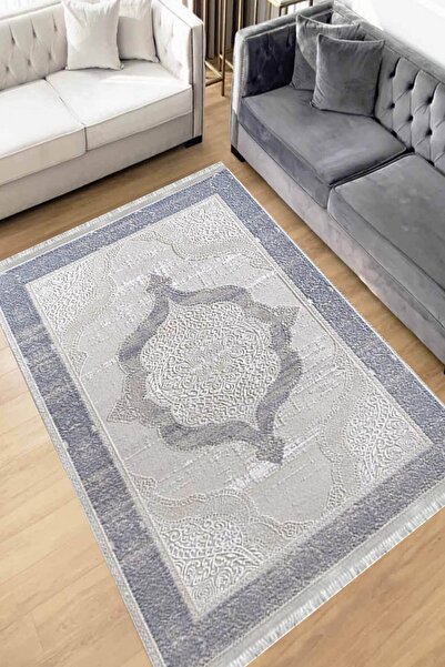 Motto Rug Store Eko Dijital Baskı Yıkanabilir Kaymaz Taban Dekoratif Salon Ha...