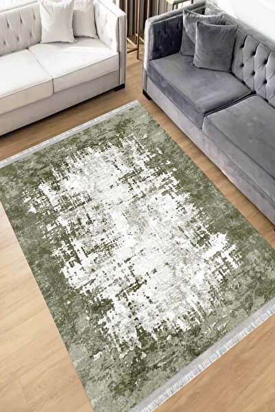 Motto Rug Store Eko Dijital Baskı Yıkanabilir Kaymaz Taban Dekoratif Salon Ha...
