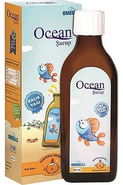 Ocean Orzax Omega3 150MlOrange Syrup