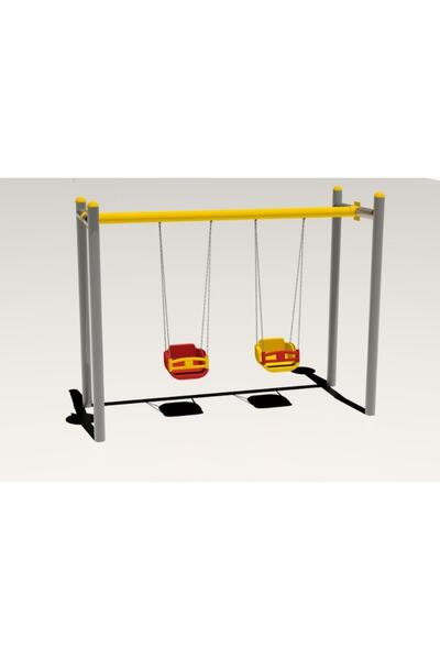 Antalya Kent ekipmanları Çocuk Parkı Metal Ikili Salıncak