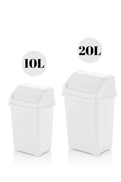 Bambus Home 2li Set Çöp Kovası 10-20 Lt