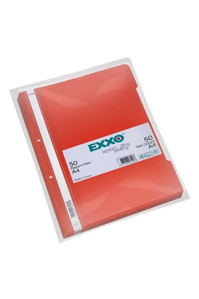 Exxo PP Wire File A4 Red