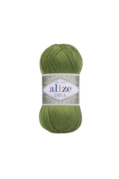 Alize Πλεκτό νήμα Diva Oil Green