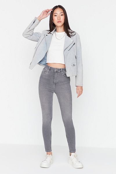 Trendyol Collection Jeans - Grau - Skinny