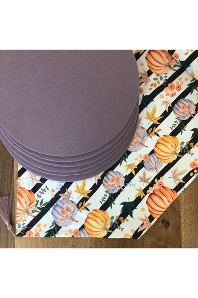 desen izmir Американський сервіс, набір з 6 супних тарілок та підставкою у формі гарбуза