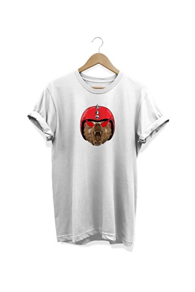 FECCY Tricou din bumbac 100% imprimat digital cu cască