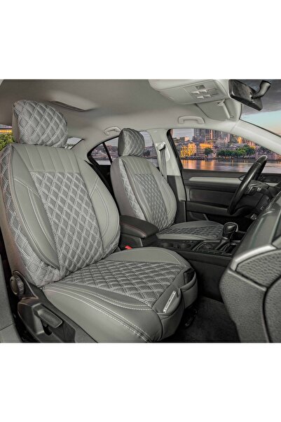 ACKSTORE مجموعة غطاء مقعد السيارة الأمامي/الخلفي المتوافق مع Bmw 5 Series 530