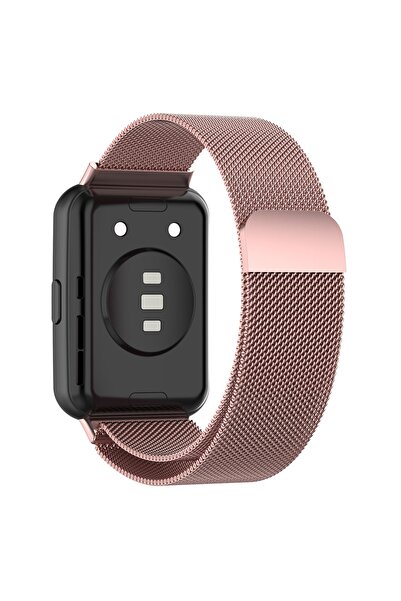 AktarMobile Huawei Watch Fit 2 Hasır Metal Kordon Tam Uyumlu Pim Tasarımı Mık...