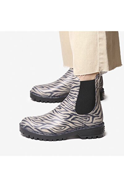 Toni Pons Kadın Yağmur Botu Calvi Ankle Boot Water Zebra