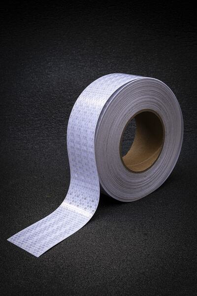 Genel Markalar Petekli Reflektör Reflektif Bant (BEYAZ) 1 Mt.