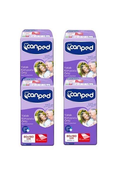 Canped Mattress Protector Cover 80x180 / 4 Pack 40 Pieces