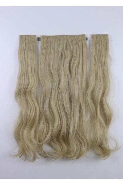 Eva Peruk Eva Dalgalı Fiber Yarımay Set 250 gr 70 Cm