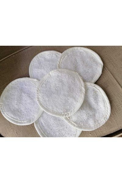 MEŞELİ TEKSTİL 100 Pieces Washable Towel Eye Face Makeup Removal Pad