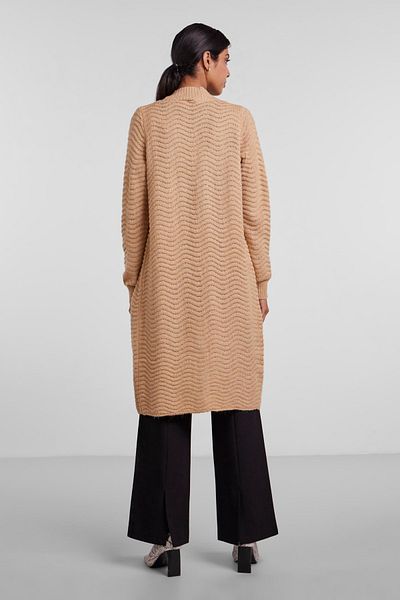 Y.A.S. Strickjacke - Beige - Regular Fit