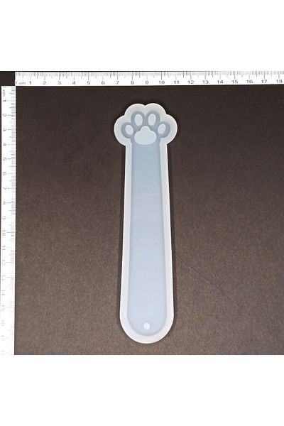 HOBİFLEX Epoxy Resin Oval Corner Paw Bookmark Silicone Mold 1stQuality Hb3012-0008