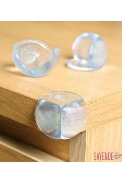 İndiriminVar 4 Pieces Silicone Child Safety Table Corner Protector