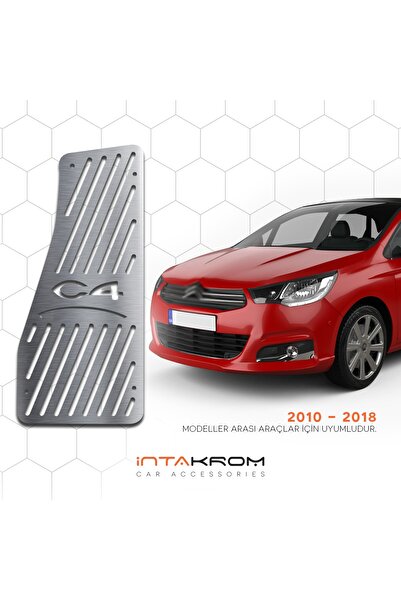 İntachrom Citroen C4 Krom Ayak Dinlendirme Pedalı 2010 - 2019