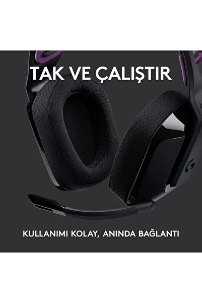 logitech G535 Lightspeed Wireless Gaming Headset Siyah