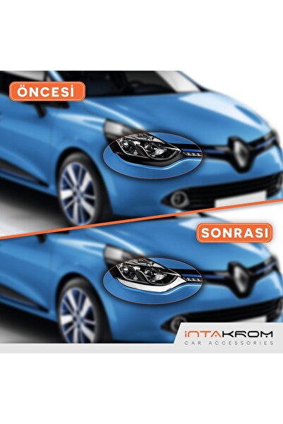İntachrom Renault Clio 4 Krom Far Kaşı 2012 -2015