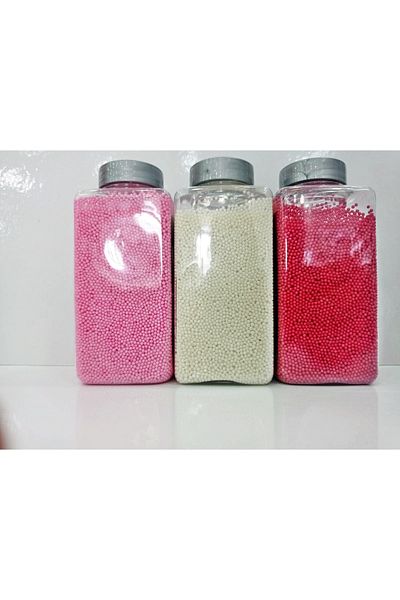 Dr. Gusto Sprinkles White No:0 Bead Sugar 100Gr