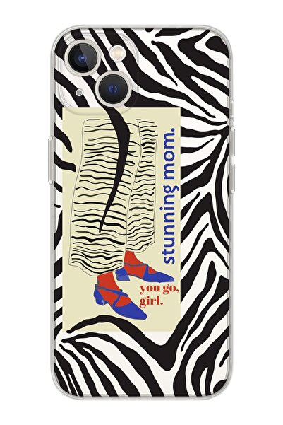 shoptocase Iphone 14 Uyumlu Stunning Mom Tasarımlı Premium Şeffaf Telefon Kılıfı