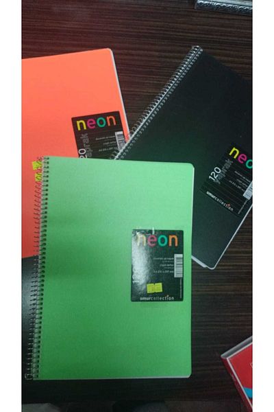 Neon Set de caiete Umur 120 de coli, 3 piese (3 bucăți)