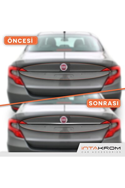 İntachrom Fiat Egea Krom Bagaj Çıtası 2015 Üzeri Sedan