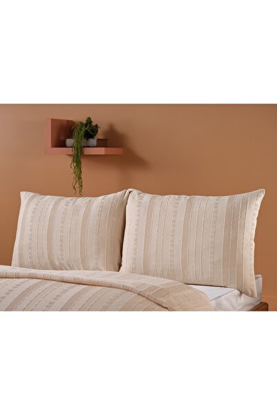 Doqu Home Calista Pike Bej - Tek Kişilik