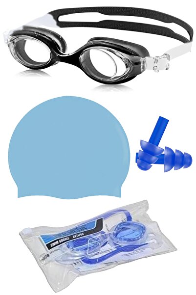 Ultio Spor مجموعة نظارات السباحة + سدادات الأذن + غطاء لاتكس وحقيبة فاخرة خاص...