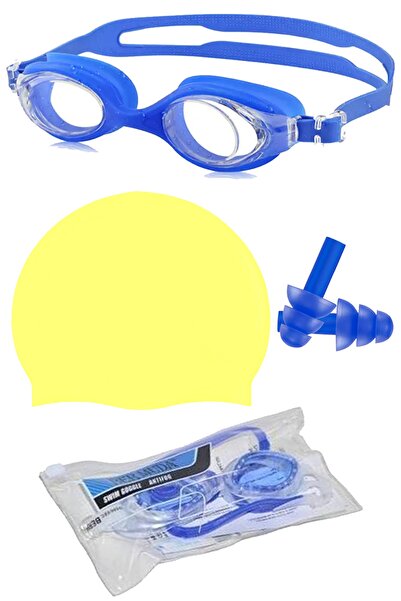 Ultio Spor مجموعة نظارات السباحة + سدادات الأذن + غطاء لاتكس وحقيبة فاخرة خاص...