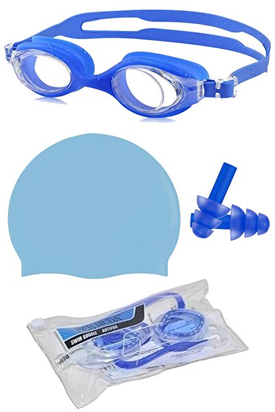 Ultio Spor مجموعة نظارات السباحة + سدادات الأذن + غطاء لاتكس وحقيبة فاخرة خاص...