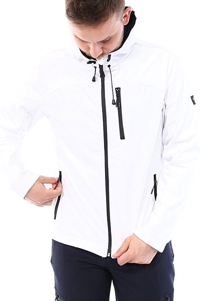GHASSY CO. Men's Water and Windproof Softshell Sports Jacket with Fleece Inside