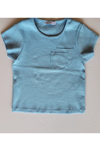 NK Κοριτσίστικη μπλούζα από βαμβακερή, κορδέλα, εύκαμπτη διπλή τσέπη