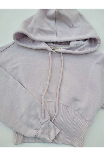 Çikoby Дівчачий бавовняний кроп-светр середньої щільності