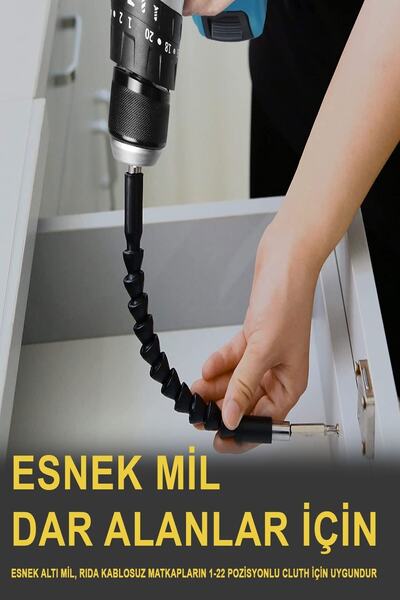 Anadolu Strong 58vf 5ah Li Sjs Çift Metal Şanzuman Metal Mandren Çift Akülü Şarjlı Matkap 24 Parça Set Hediyeli