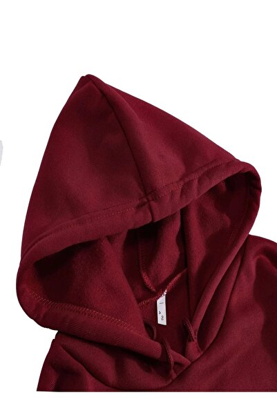 Mad&Calf Unisex Φούτερ με κουκούλα Basic με τσέπες