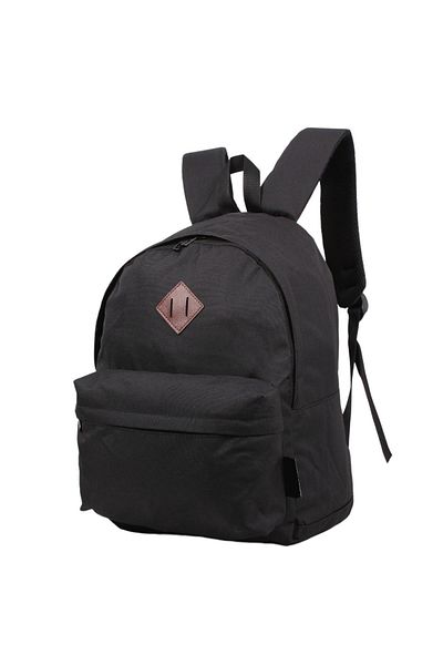 Bagacar 0360 Μαύρο Unisex Σχολικό και καθημερινό σακίδιο πλάτης