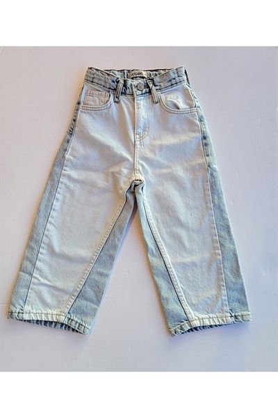 Escabel Girl's Wide Leg Two Color Jeans