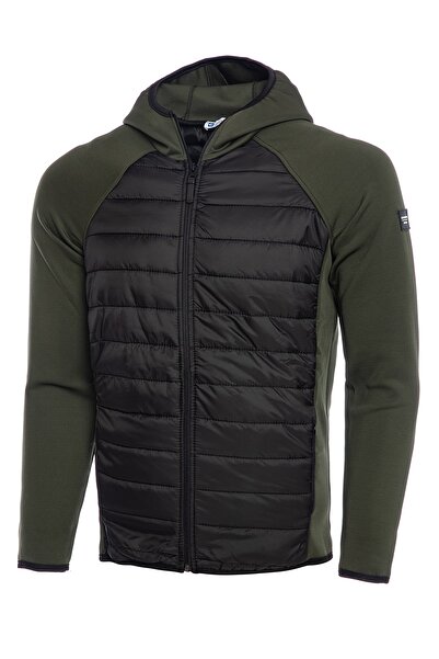 GHASSY CO. Чоловіча легка надувна спортивна куртка з капюшоном і коміром