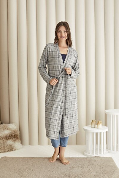 ZEY 30524 Women's Belted Long Cardigan